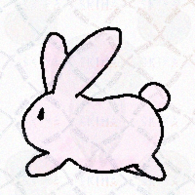 도트 토끼 상품 이미지 3번째