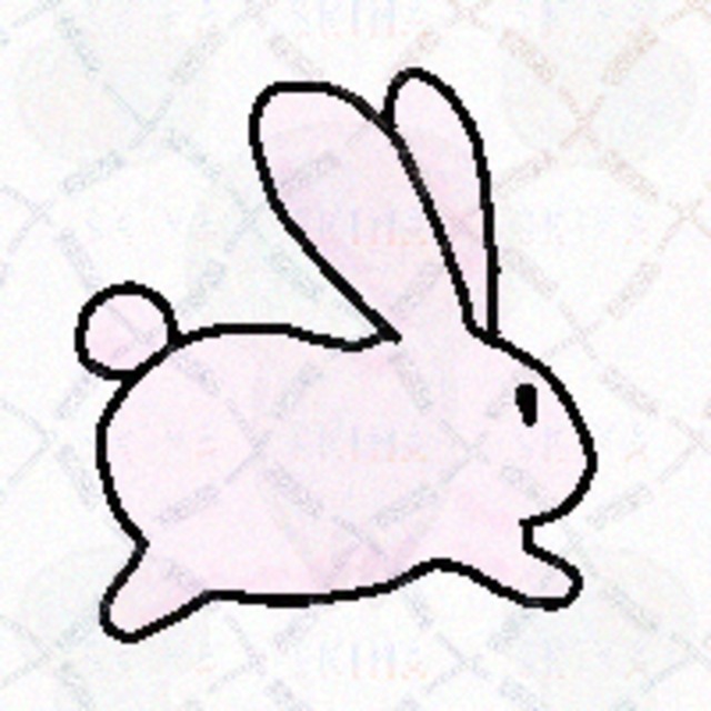 도트 토끼 상품 이미지 4번째