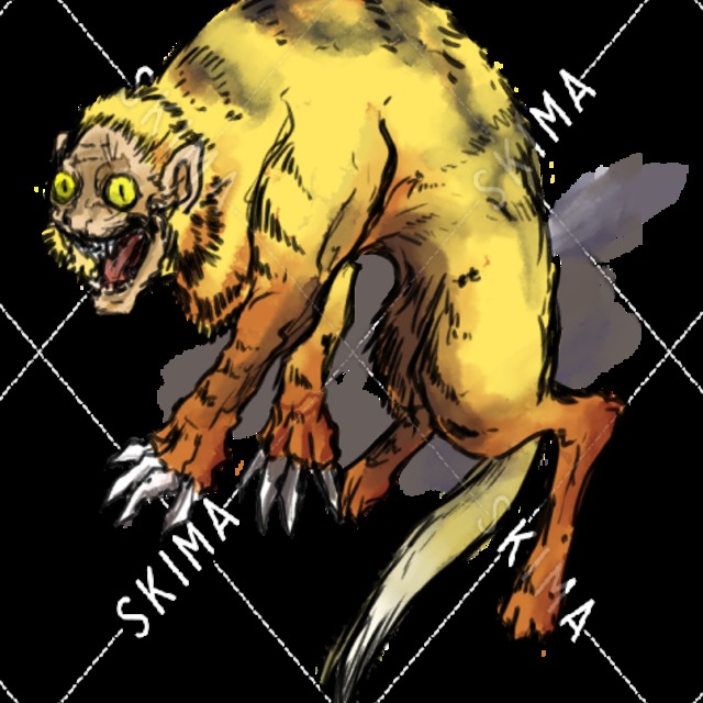 和風な獣系モンスター※差分つき