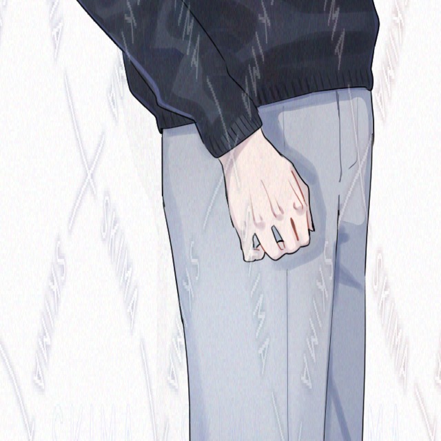 銀髪の男性の立ち絵《表情差分9種＋白衣1種》の商品画像6枚目