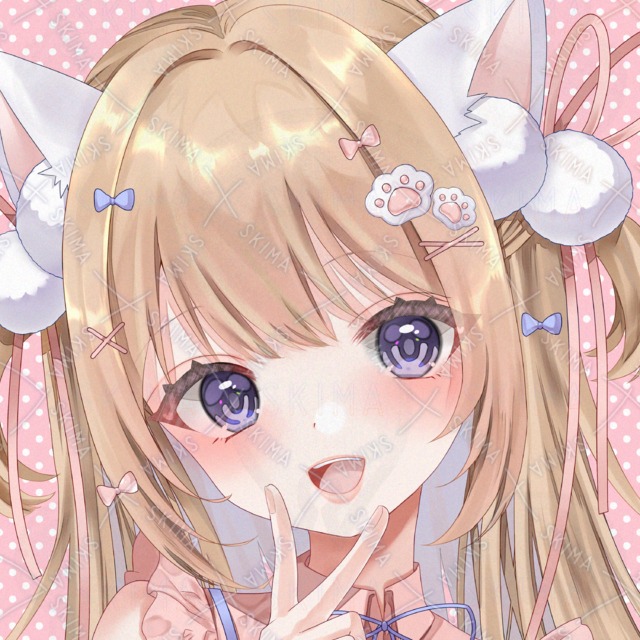 【アイコン】女の子背景有/透過【i0007】の商品画像