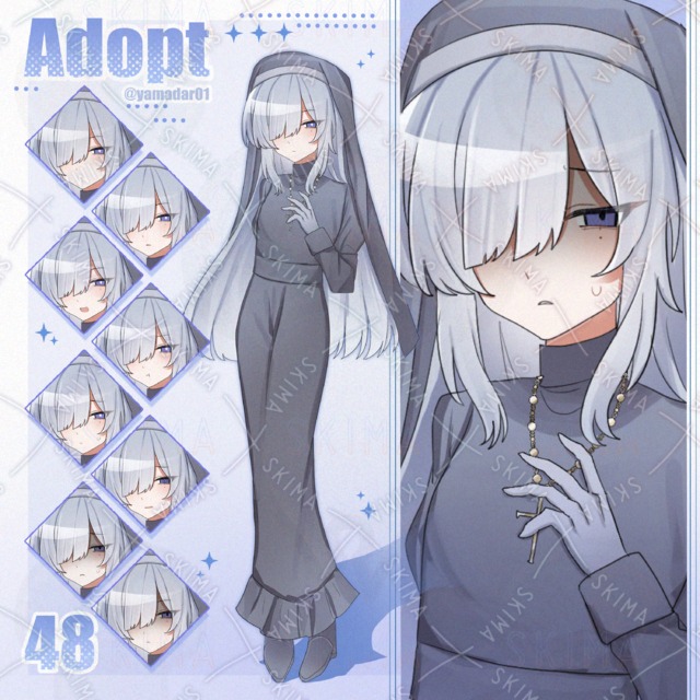 adopt48/表情8種の商品画像