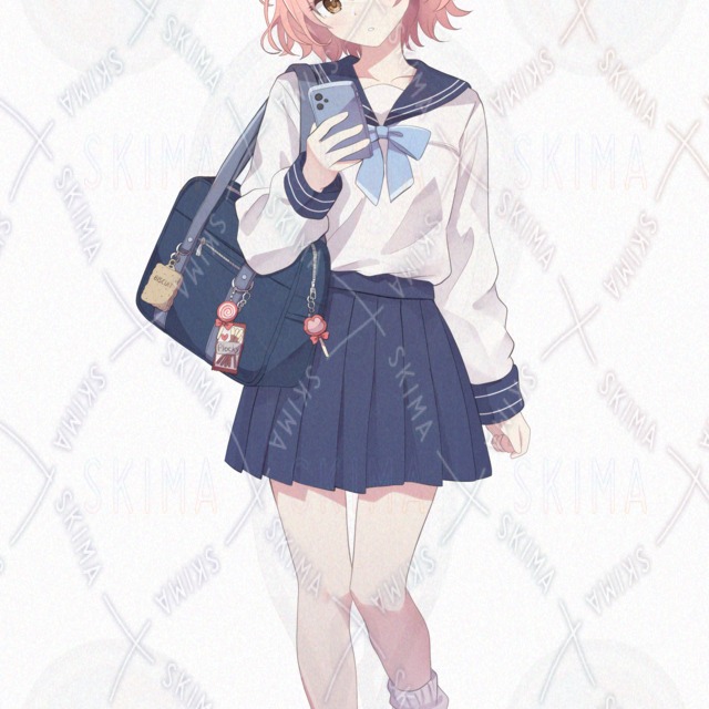 【表情9種+SD】元気な女子高校生の商品画像4枚目