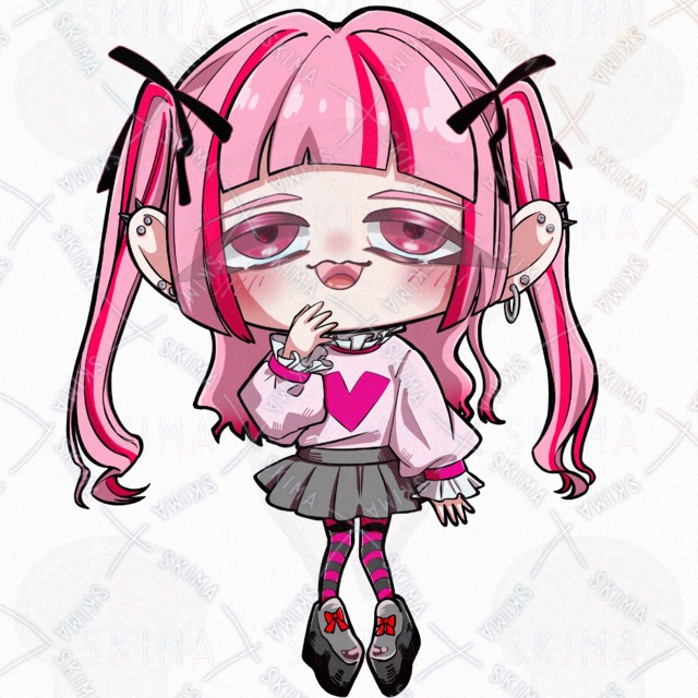 【表情差分7】ヤンデレ系ミニキャラの商品画像2枚目