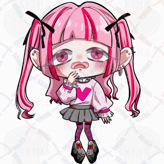 【表情差分7】ヤンデレ系ミニキャラの商品画像6枚目