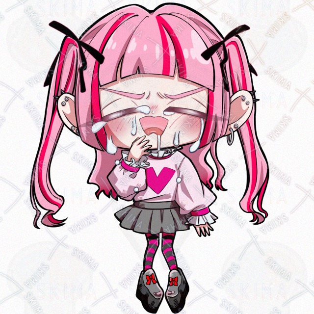 【表情差分7】ヤンデレ系ミニキャラの商品画像7枚目