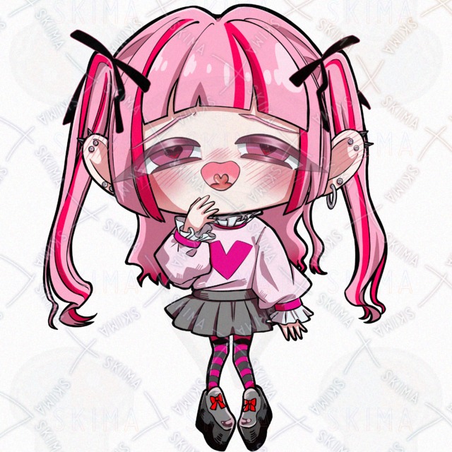 【表情差分7】ヤンデレ系ミニキャラの商品画像8枚目