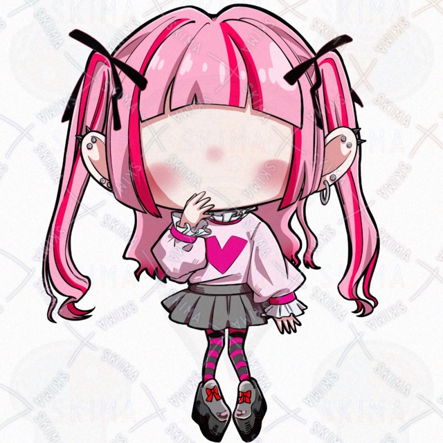 【表情差分7】ヤンデレ系ミニキャラの商品画像9枚目