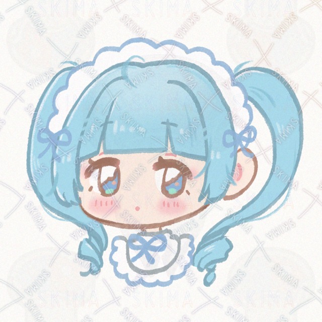 Image 2 of Social Media Icon (Light Blue Girl)