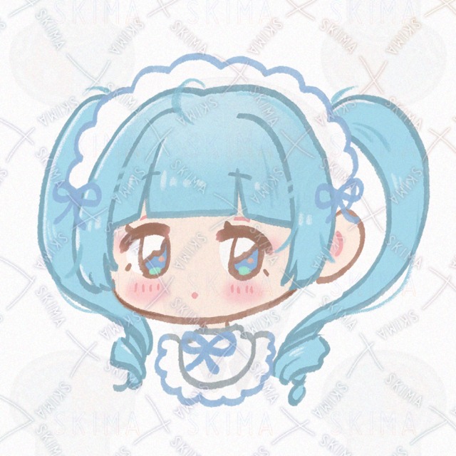 Image 3 of Social Media Icon (Light Blue Girl)