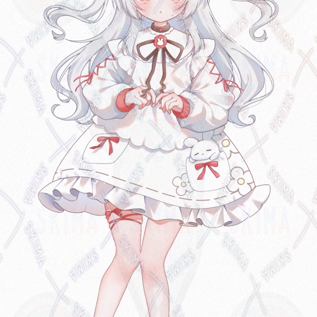 Pure White Baby Rabbit [8 Expression Variations] 的商品圖片第 7 張