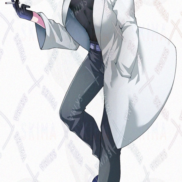 白衣の男性【表情10種(差分含む)】の商品画像3枚目