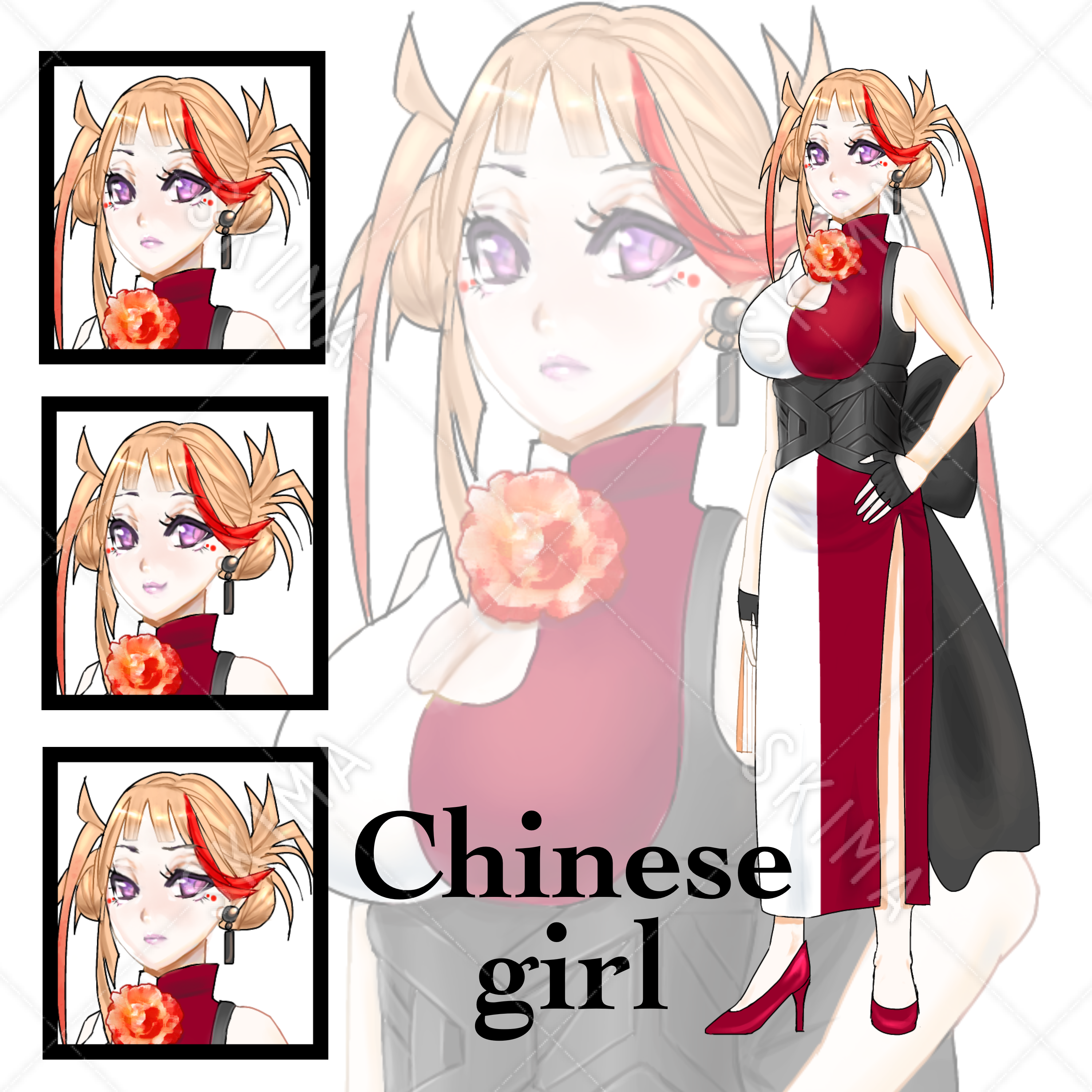 01チャイナ服女子 スキマ スキルのオーダーメイドマーケット Skima