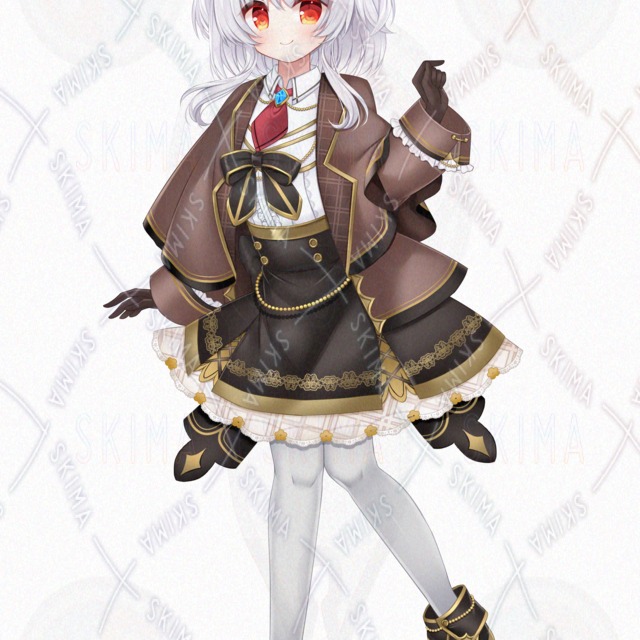 探偵風の女の子(表情差分＋装飾パーツ)の商品画像2枚目