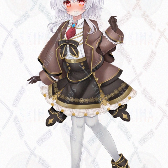 探偵風の女の子(表情差分＋装飾パーツ)の商品画像8枚目