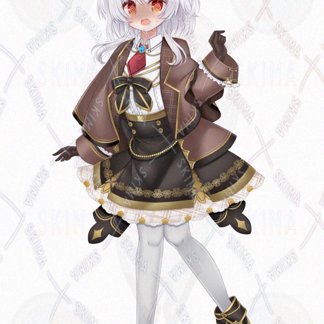 探偵風の女の子(表情差分＋装飾パーツ)の商品画像9枚目