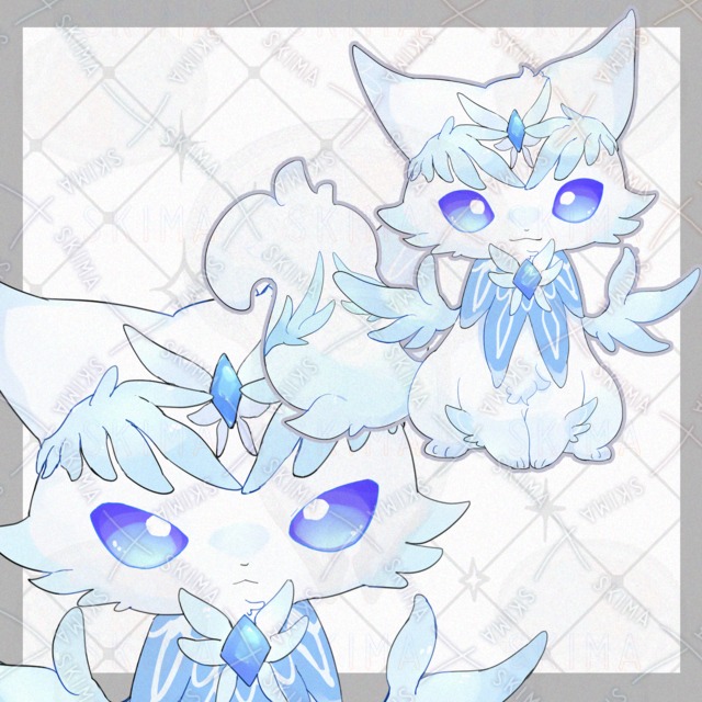 天使ケモ【表情10種類】の商品画像