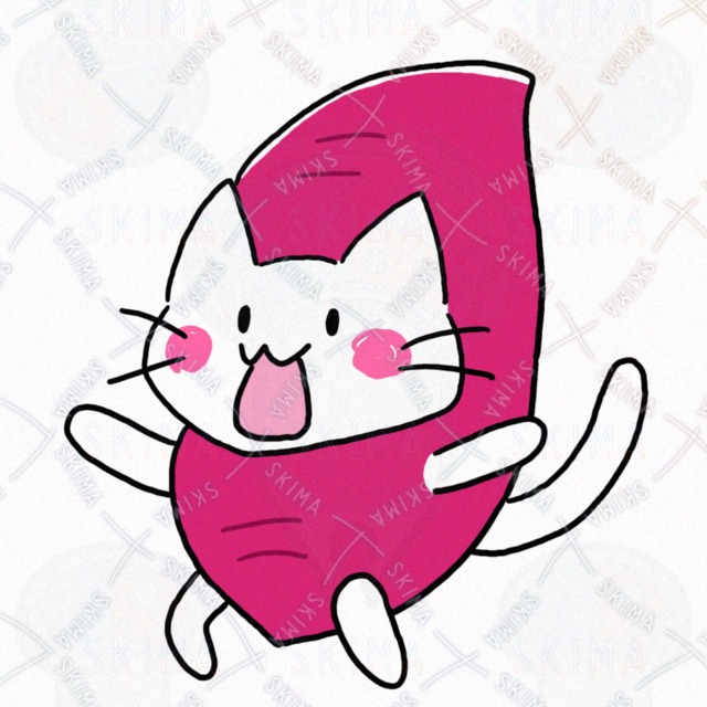 Image 2 of Sweet Potato–Obsessed White Cat