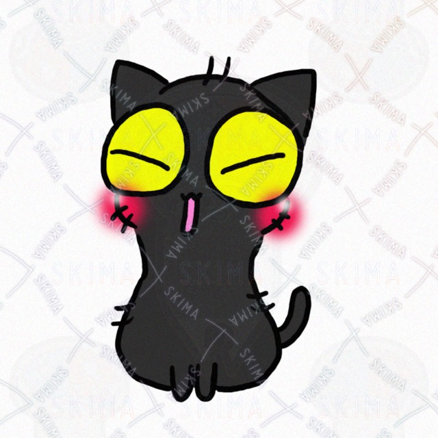 毛ボサボサのちんまい黒猫の商品画像2枚目