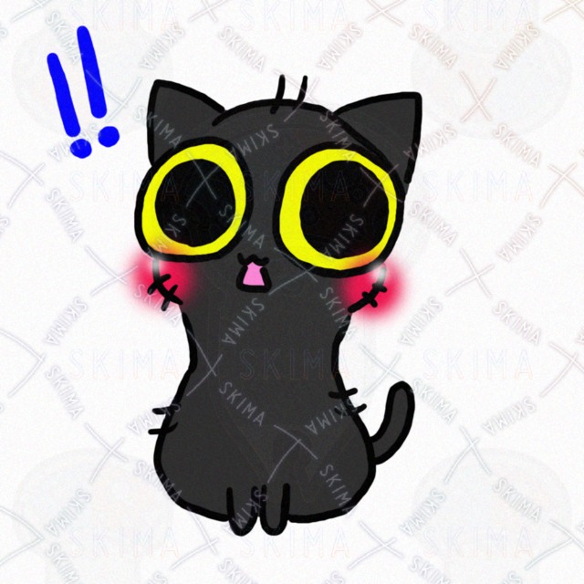 毛ボサボサのちんまい黒猫の商品画像3枚目