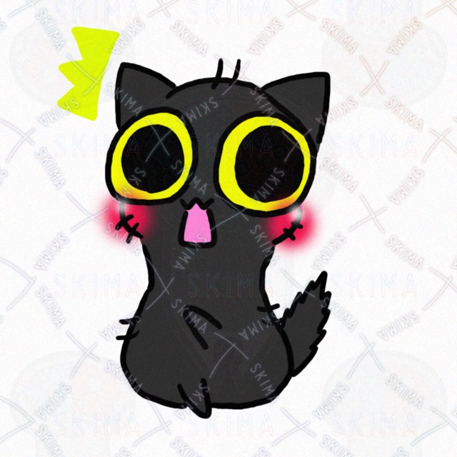 毛ボサボサのちんまい黒猫の商品画像5枚目