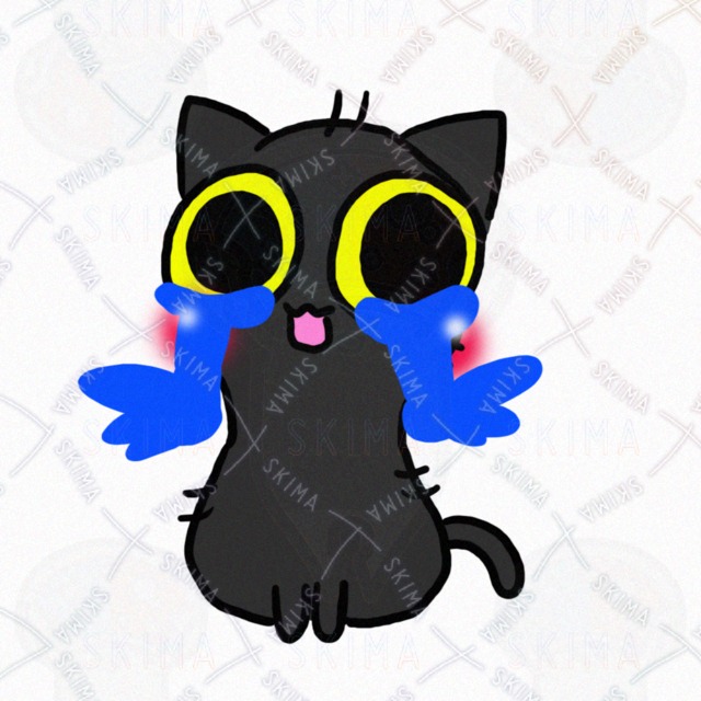 毛ボサボサのちんまい黒猫の商品画像10枚目