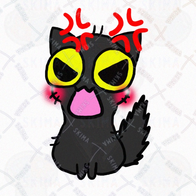 毛ボサボサのちんまい黒猫の商品画像11枚目