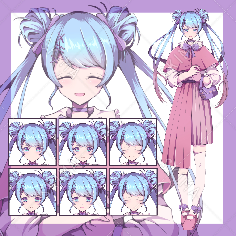 ゆめかわ女子 差分8種 スキマ スキルのオーダーメイドマーケット Skima