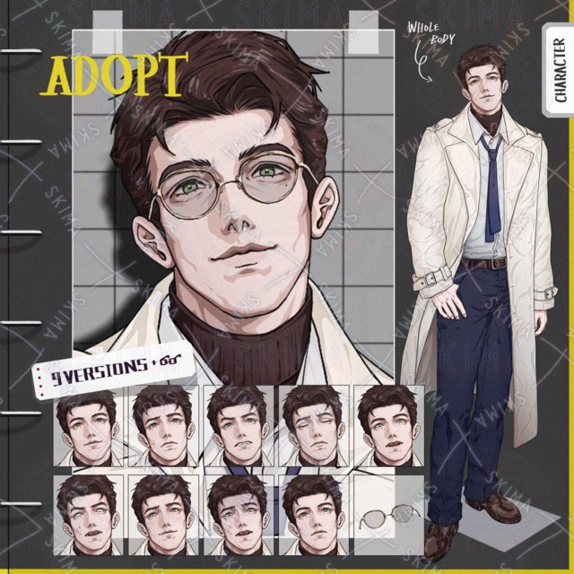 9 Trench Coat Middle-Aged Man Expressions + 🕶️ 的商品圖片