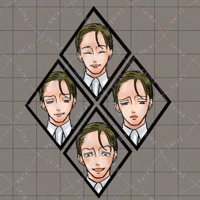 官僚風の紳士おじさん【差分4種】の商品画像2枚目