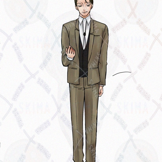 官僚風の紳士おじさん【差分4種】の商品画像4枚目