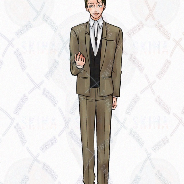 官僚風の紳士おじさん【差分4種】の商品画像7枚目