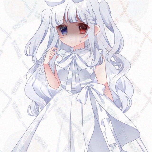 白髪オッドアイ白ワンピちゃんの商品画像7枚目