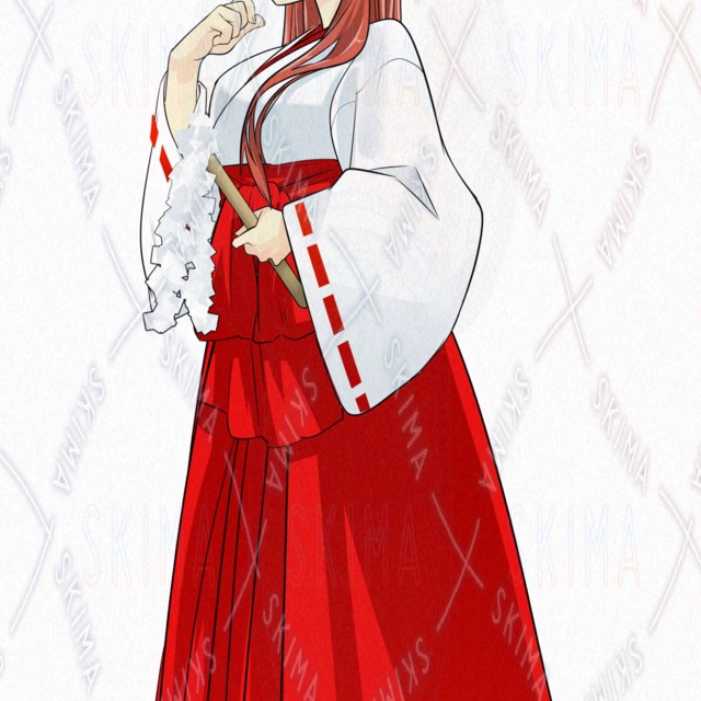 Image 6 of School Uniform & Shrine Maiden Outfit — 3 Expressions Each