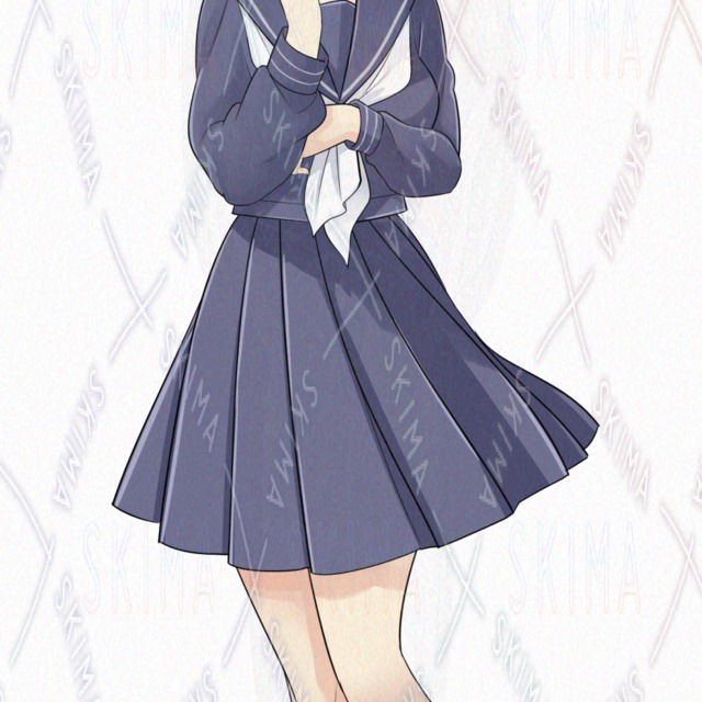 Image 3 of Sailor Uniform & Casual Outfits Digital Set