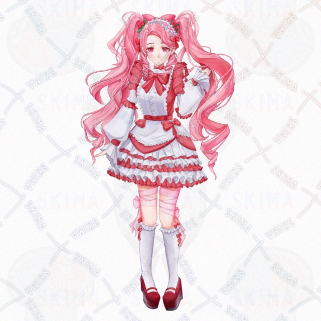 <表情11種>ツインテちゃんの商品画像3枚目