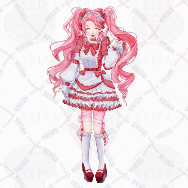 <表情11種>ツインテちゃんの商品画像5枚目