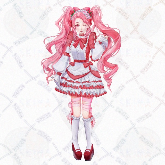 <表情11種>ツインテちゃんの商品画像8枚目