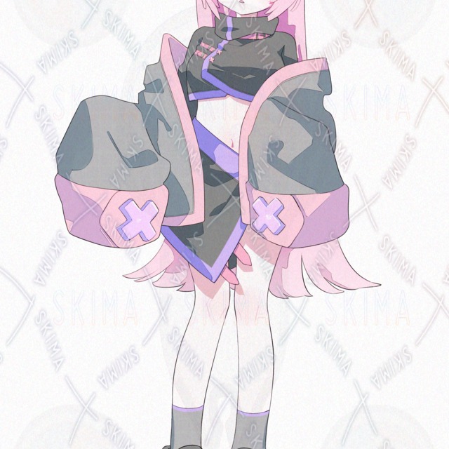 Image 7 of [Adopt] Girl Character Stand-alone Illustration [9 Expression Variations]