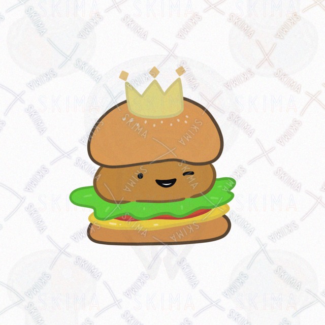 きんぐなばーがー（表情5種類）の商品画像2枚目