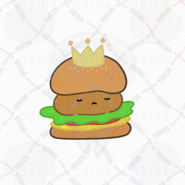 きんぐなばーがー（表情5種類）の商品画像3枚目