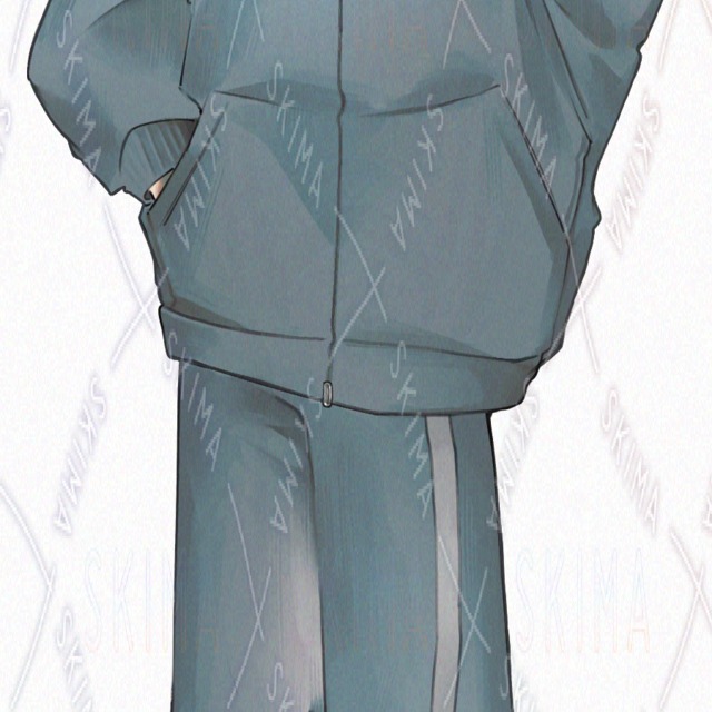 Image 9 of 8 Expression Variations: Teal Jersey Character