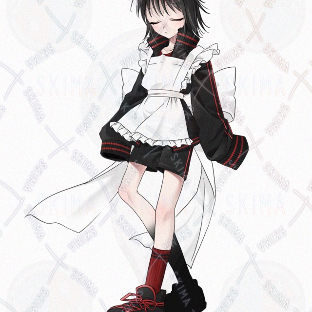 Red & Black Jersey Maid 的商品圖片第 4 張