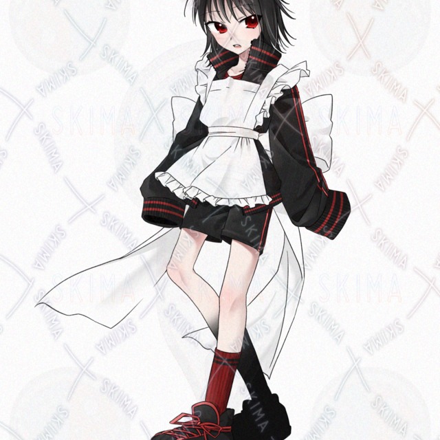Red & Black Jersey Maid 的商品圖片第 7 張