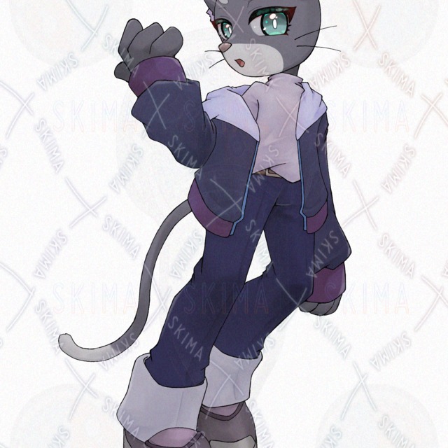 【表情差分6種】ネコさん【ケモノ】の商品画像4枚目