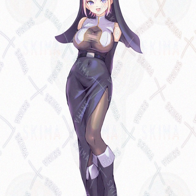 Image 5 of 10 Expressions: Girl in Nun's Habit