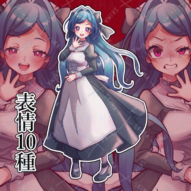 生意気そうなメイドさん2【表情差分10種】の商品画像