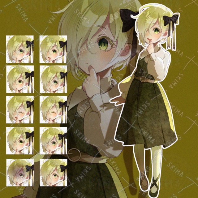 金髪の少女【表情10種】の商品画像