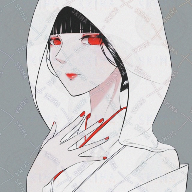アイコン/白無垢と黒無垢の女性