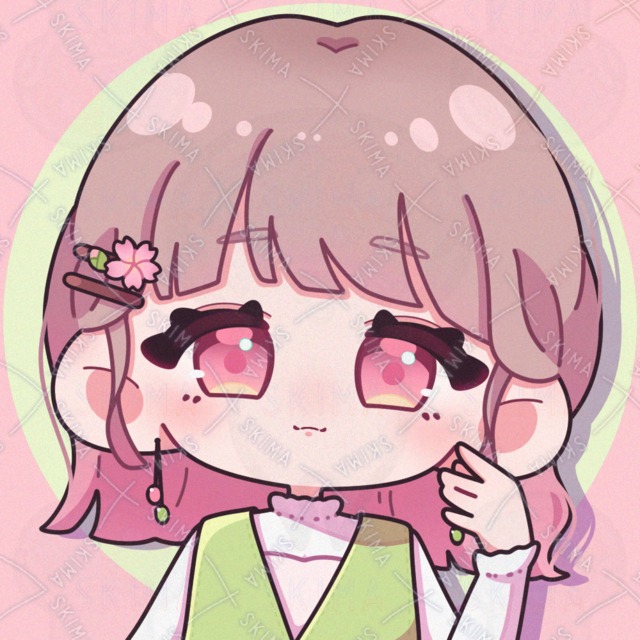 SNSアイコン　桜な女の子